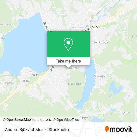 Anders Sjökvist Musik map