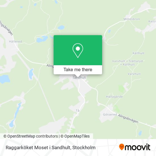 Raggarköket Moset i Sandhult map