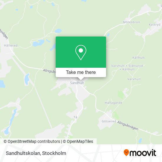 Sandhultskolan map