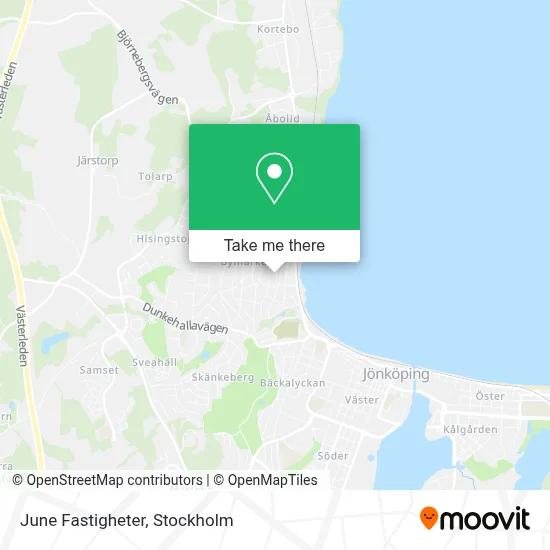 June Fastigheter map