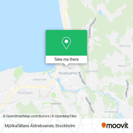 Mjölkafållans Äldreboende map