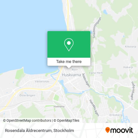 Rosendala Äldrecentrum map