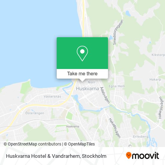 Huskvarna Hostel & Vandrarhem map