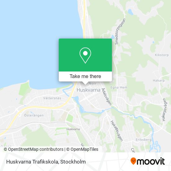 Huskvarna Trafikskola map