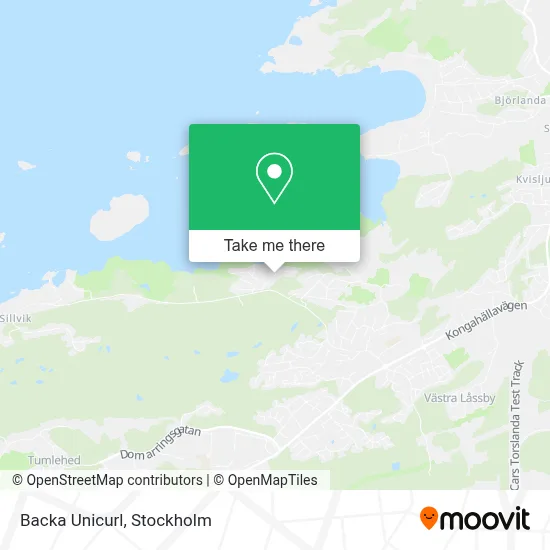 Backa Unicurl map