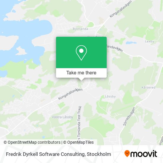 Fredrik Dyrkell Software Consulting map
