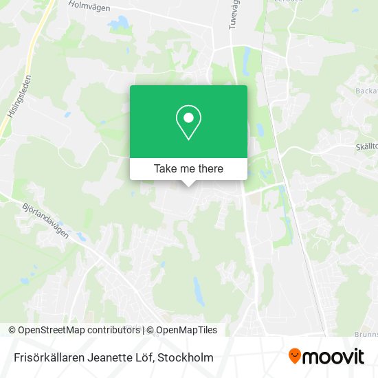 Frisörkällaren Jeanette Löf map