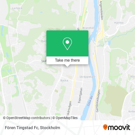 Fören Tingstad Fc map