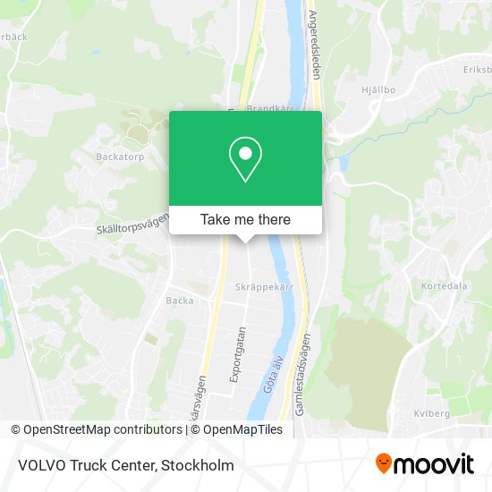 VOLVO Truck Center map