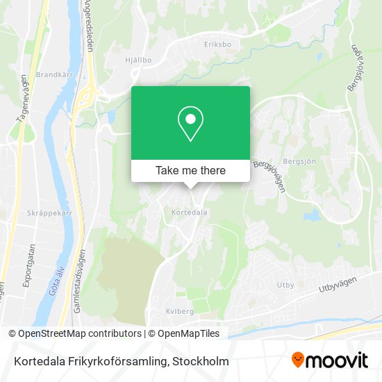 Kortedala Frikyrkoförsamling map