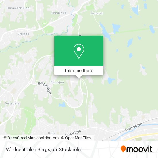 Vårdcentralen Bergsjön map