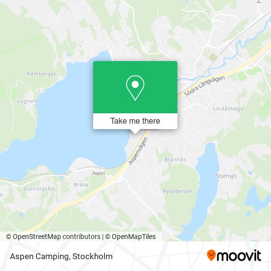 Aspen Camping map