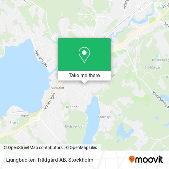 Ljungbacken Trädgård AB map