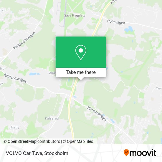 VOLVO Car Tuve map