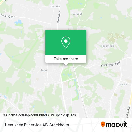 Henriksen Bilservice AB map