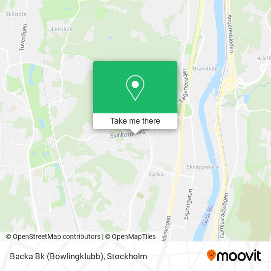 Backa Bk (Bowlingklubb) map