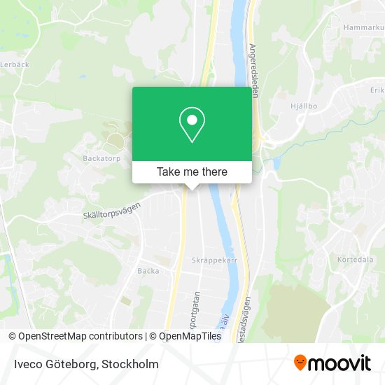 Iveco Göteborg map