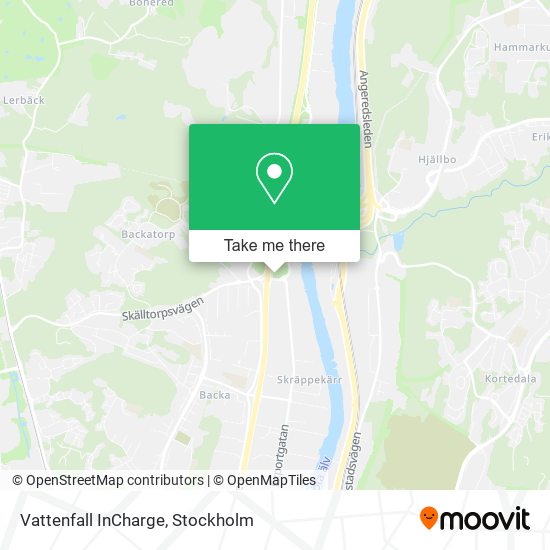 Vattenfall InCharge map