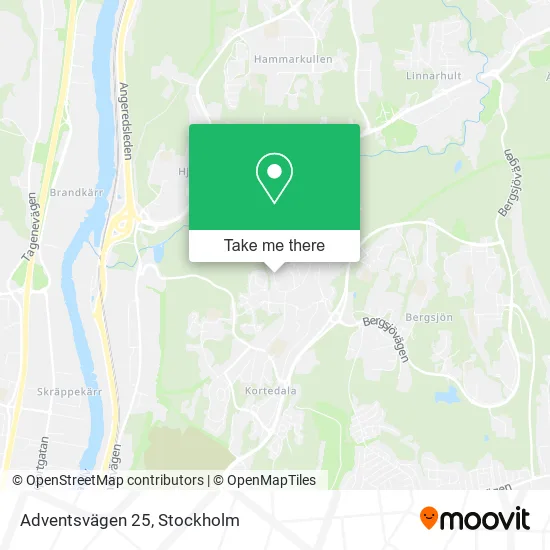 Adventsvägen 25 map