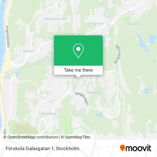 Förskola Galaxgatan 1 map