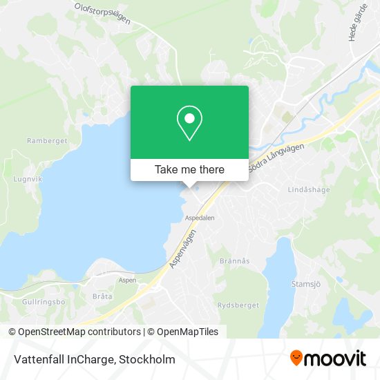 Vattenfall InCharge map