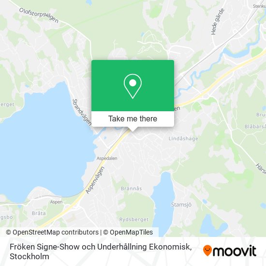 Fröken Signe-Show och Underhållning Ekonomisk map