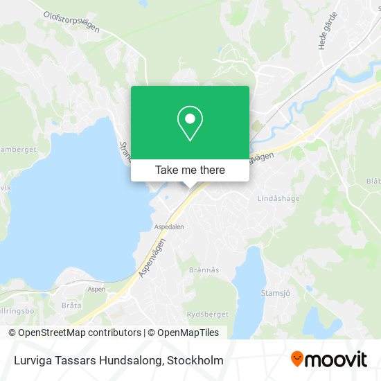 Lurviga Tassars Hundsalong map