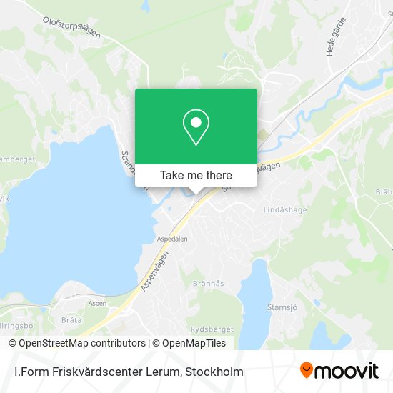I.Form Friskvårdscenter Lerum map