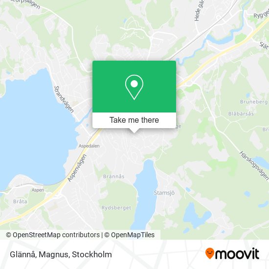 Glännå, Magnus map
