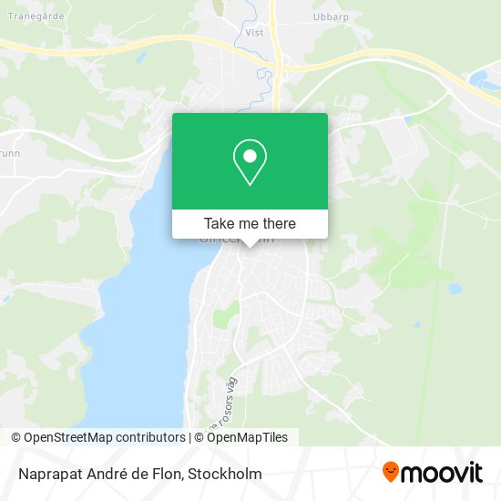 Naprapat André de Flon map