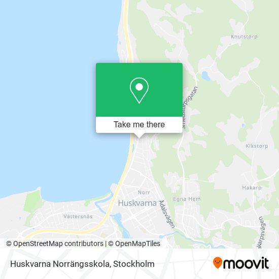 Huskvarna Norrängsskola map