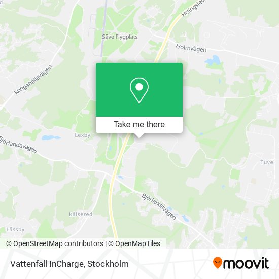 Vattenfall InCharge map