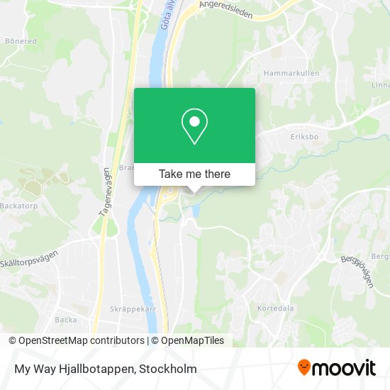 My Way Hjallbotappen map
