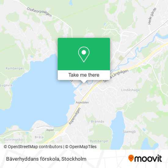 Bäverhyddans förskola map