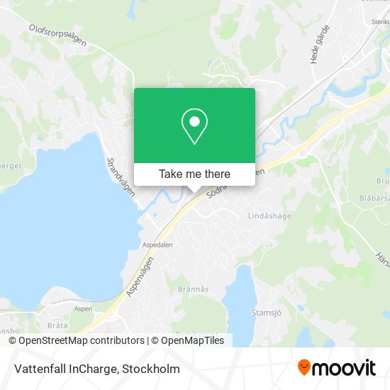 Vattenfall InCharge map