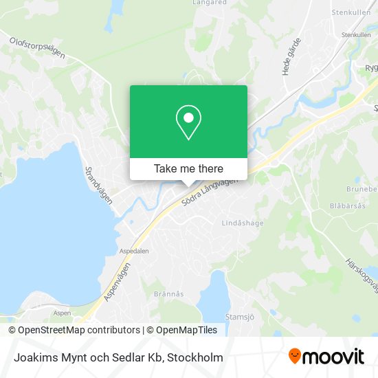 Joakims Mynt och Sedlar Kb map