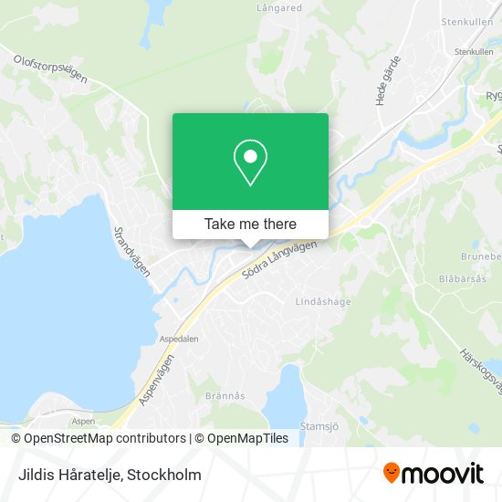 Jildis Håratelje map