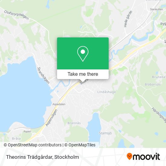 Theorins Trädgårdar map