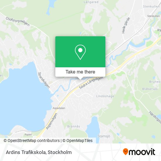 Ardins Trafikskola map