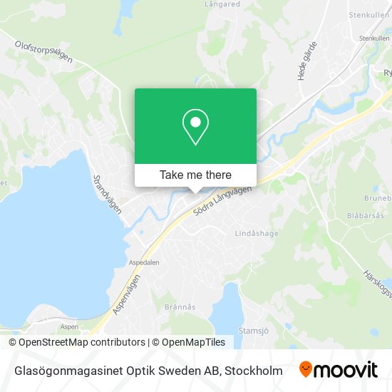 Glasögonmagasinet Optik Sweden AB map