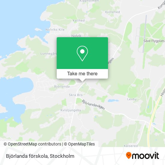 Björlanda förskola map