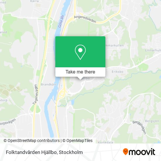 Folktandvården Hjällbo map