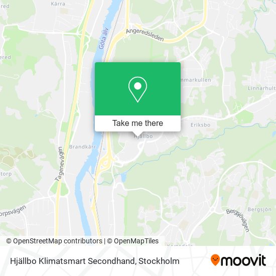 Hjällbo Klimatsmart Secondhand map