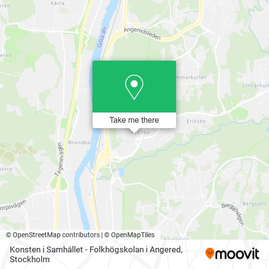 Konsten i Samhället - Folkhögskolan i Angered map