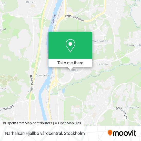 Närhälsan Hjällbo vårdcentral map