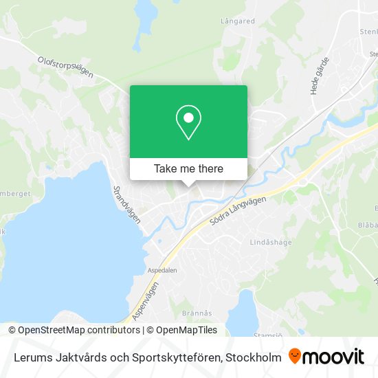 Lerums Jaktvårds och Sportskyttefören map