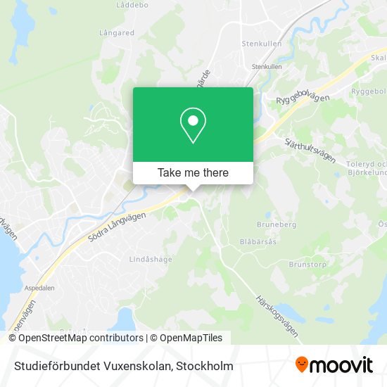 Studieförbundet Vuxenskolan map