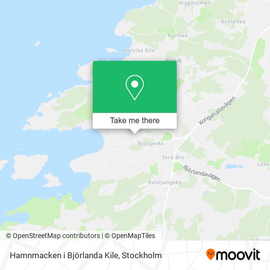 Hamnmacken i Björlanda Kile map