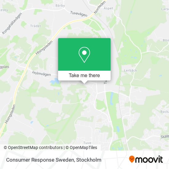 Consumer Response Sweden map