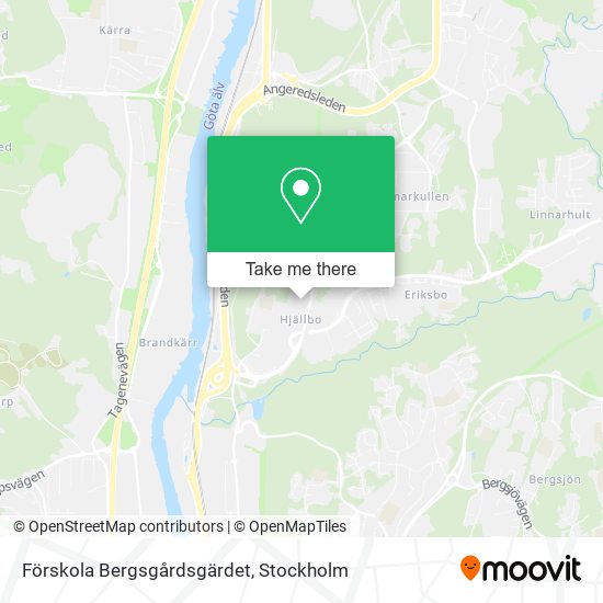 Förskola Bergsgårdsgärdet map